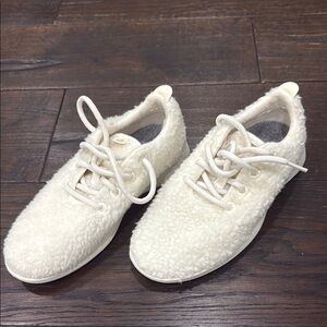 Allbirds Cream Fleece Sneakers